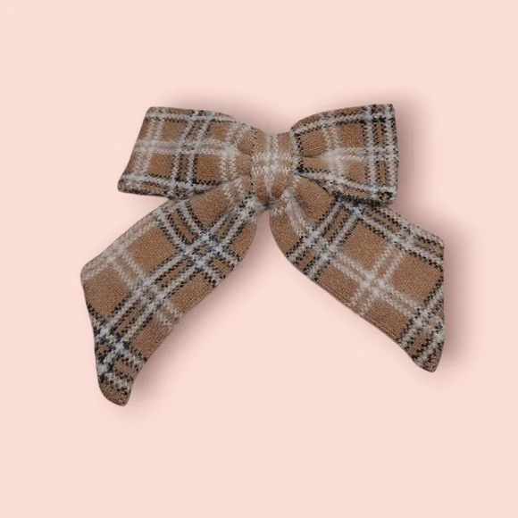 BNWOT: Plaid Bow Hair Accessory - Picture 1 of 3